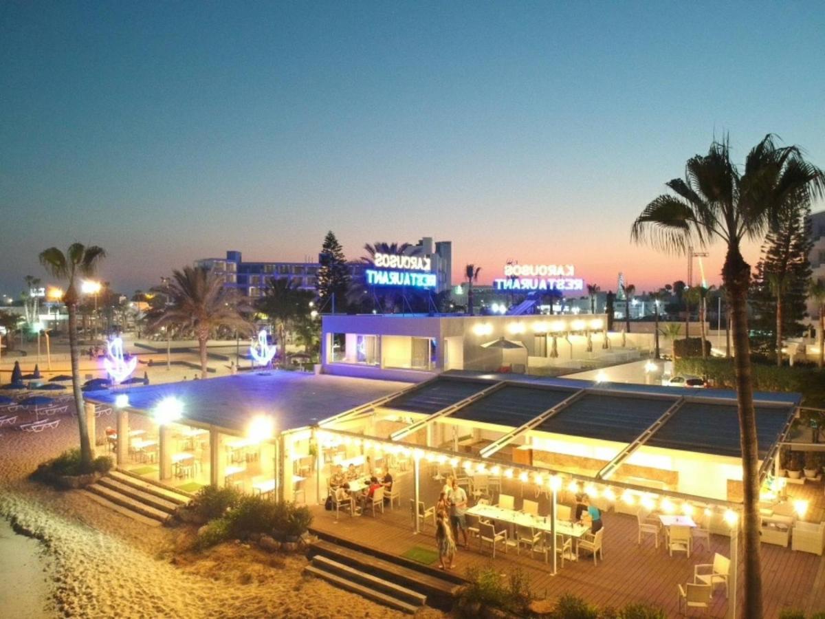 Karousos Beach Rooms Ayia Napa Eksteriør billede